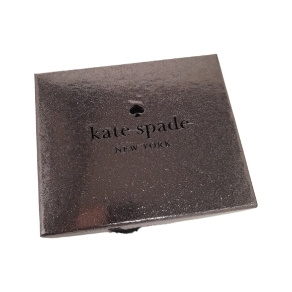Kate Spade New York Kenzie Patent Saffiano Black Card Holder NIB - Picture 7 of 10